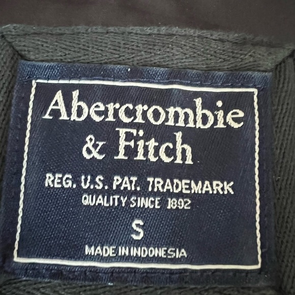 𝅺ABERCROMBIE and Fitch Buffalo check 1/4 zip pullover jacket womens Small - Picture 5 of 6